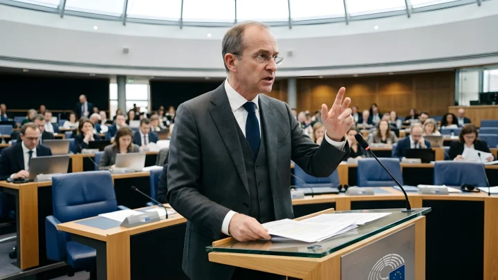 Plenarsaal des Deutschen Bundestages während der Debatte zum Bundeshaushalt
