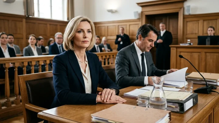 Das Landgericht Hamburg als Schauplatz des Strafprozesses gegen Christina Block
