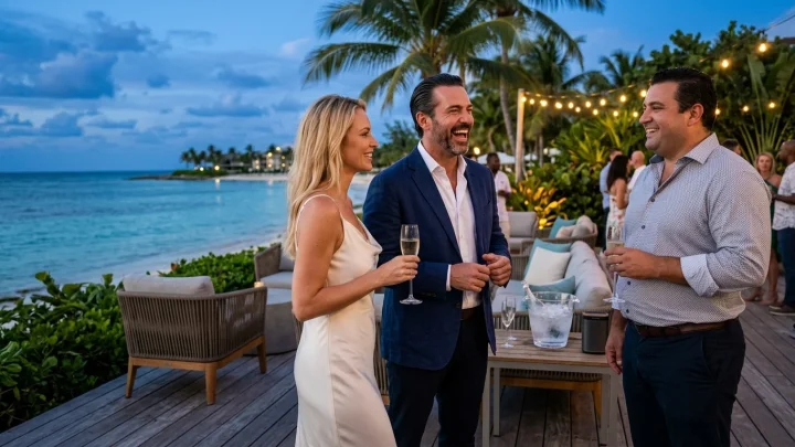 Donald Trump Jr. und Bettina Anderson bei einer offiziellen Veranstaltung