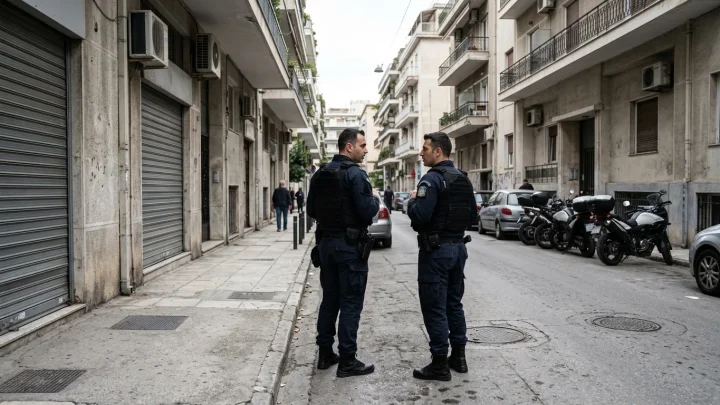 Einsatzkräfte der griechischen Polizei