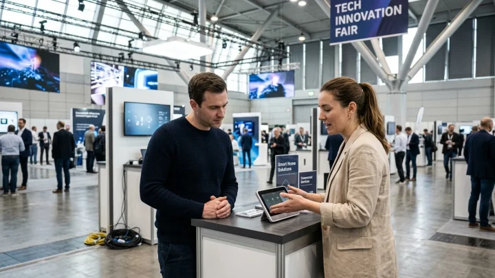 Messehallen der IFA Berlin am Funkturm