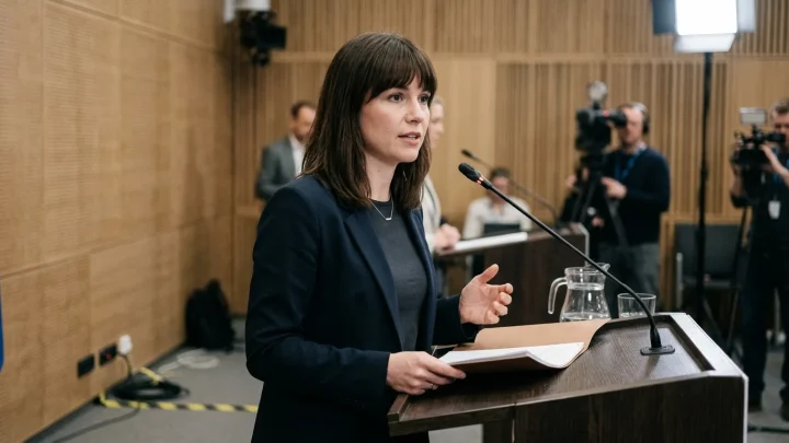 Ines Schwerdtner bei einem öffentlichen Auftritt