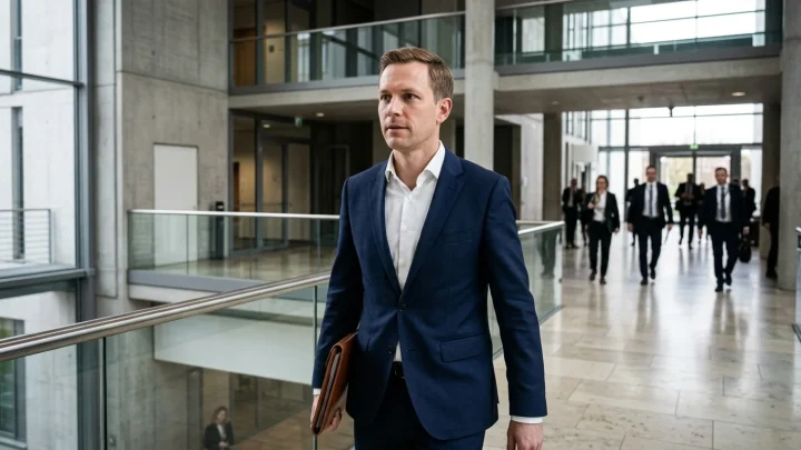 Johannes Winkel, Bundesvorsitzender der Jungen Union und stellvertretender Unionsfraktionsvorsitzender