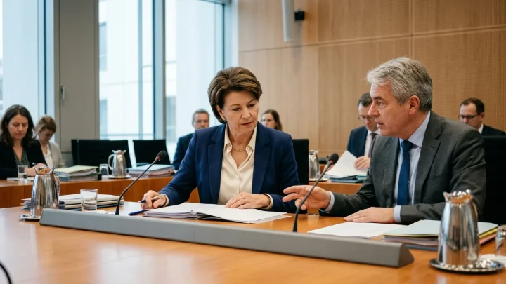 Bildungsministerin Karin Prien bei einer bildungspolitischen Diskussionsrunde