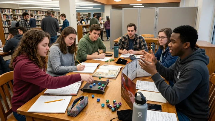 Spielwürfel für ein Pen-and-Paper-Rollenspiel