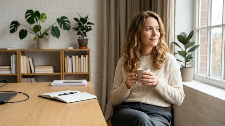 Schauspielerin Maike Johanna Reuter bei den Dreharbeiten zur ARD-Telenovela Rote Rosen