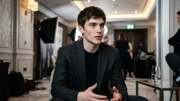 Aran Murphy bei der Premiere in London