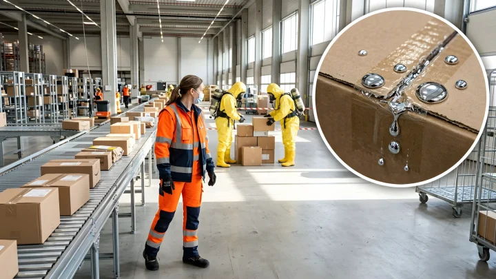 DHL-Logistikzentrum in Leizen wegen Quecksilber-Verdachts evakuiert