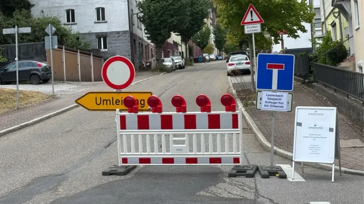 Sperrung zwischen Schramberg und Lauterbach: Warum die Polizei am Hinterholz keine Bußgelder verhängt