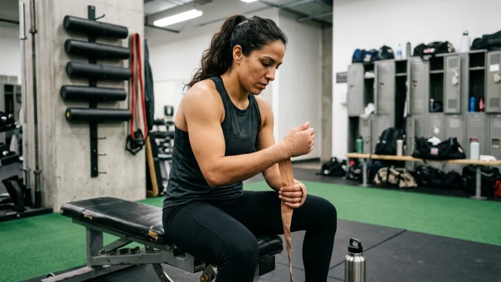 Stephanie Vaquer im WWE Ring im Fokus des Geschehens