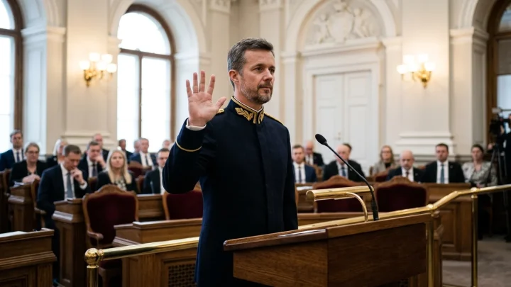 König Haakon VIII. bei den offiziellen Feierlichkeiten