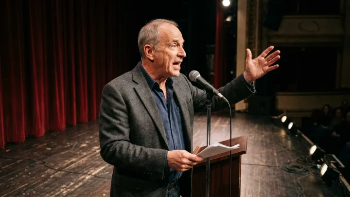 Kabarettist Uwe Steimle live auf der Theaterbühne