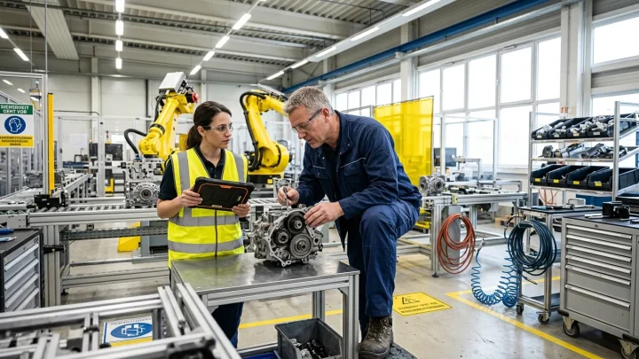 Symbolbild zur Konjunkturentwicklung und Industrie in Deutschland