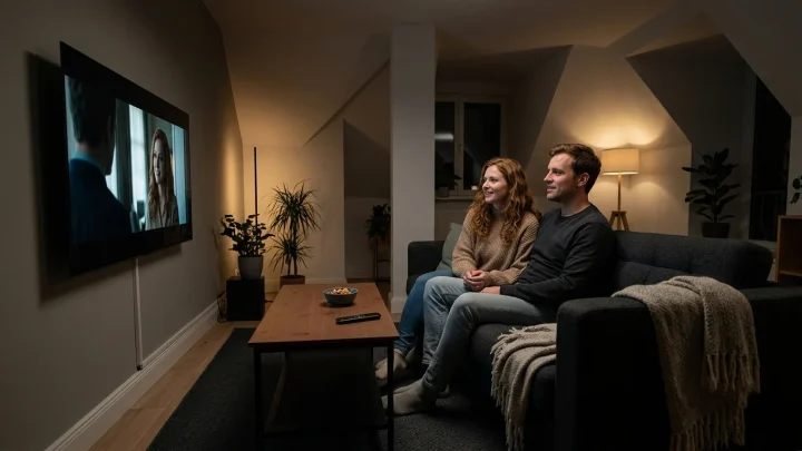 Szenenbild der preisgekrönten Comedy-Horror-Serie Widows Bay