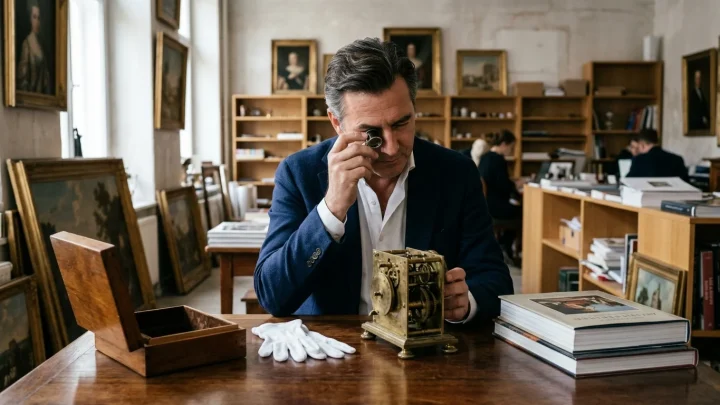 Wolfgang Pauritsch im Porträt als Kunst- und Antiquitätenhändler