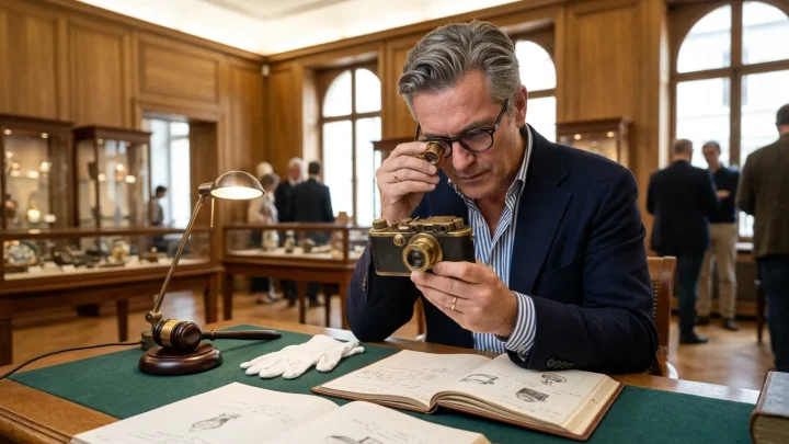 Wolfgang Pauritsch bei einer Kunst- und Antiquitätenversteigerung