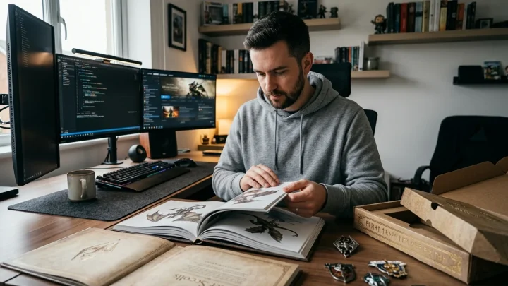 World of Warcraft Forever Collector's Edition Box mit physischen Sammlerstücken und Artbook