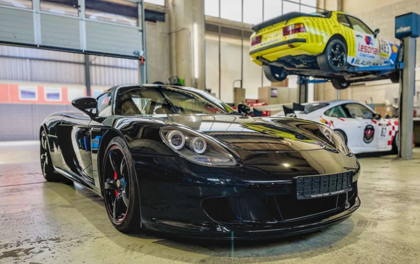 Der Porsche Carrera GT aus dem Besitz von Formel 1-Legende Michael Schumacher.