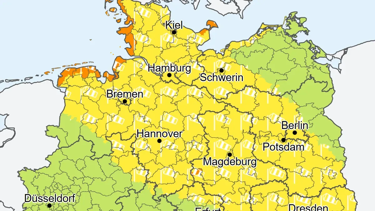 DWD warnt in über 100 Kreisen: Sturmböen bis 80 km/h – danach droht Hitze-Überraschung bis 31 Grad