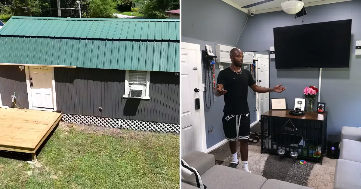 Für 225 Euro im Monat: 21-Jähriger baut Schuppen zum Tiny House um
