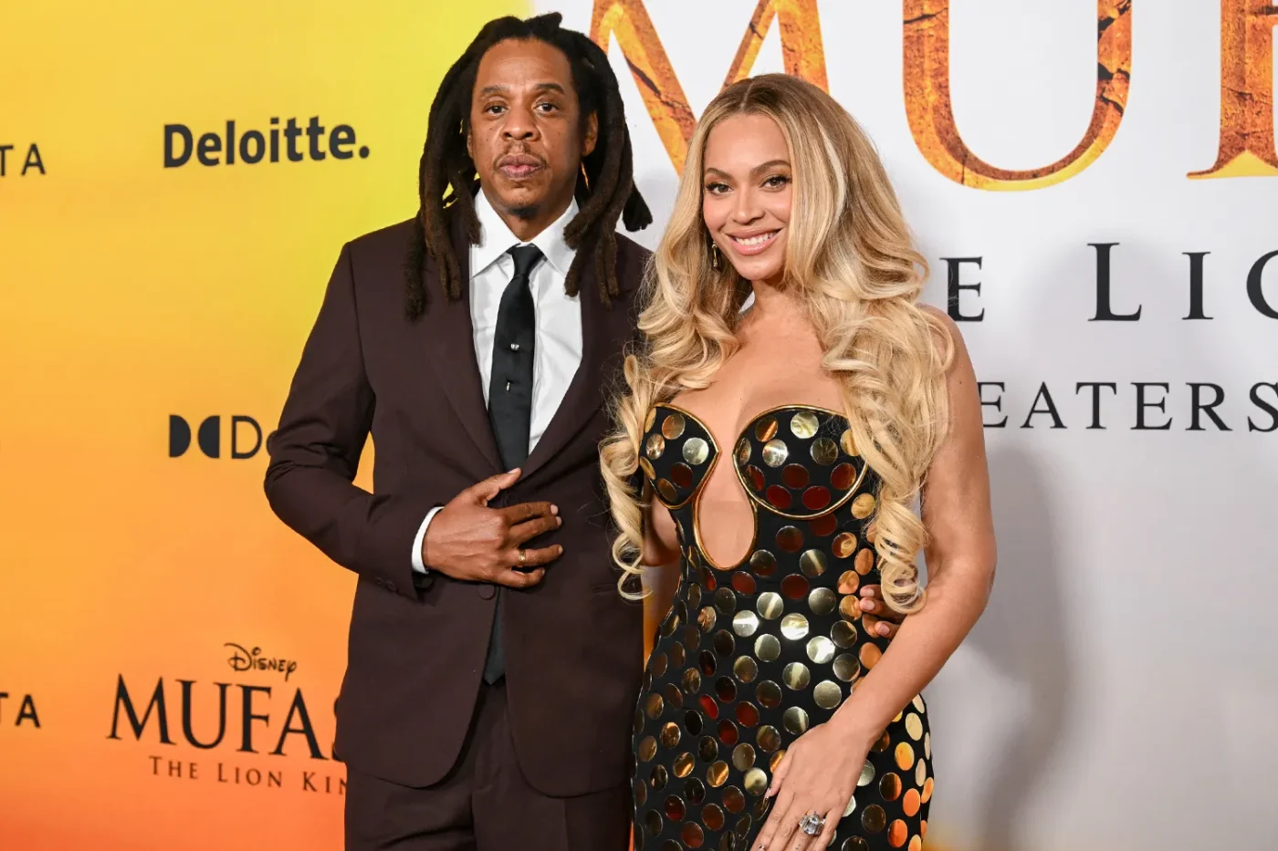 Jay-Z, Beyoncé at the