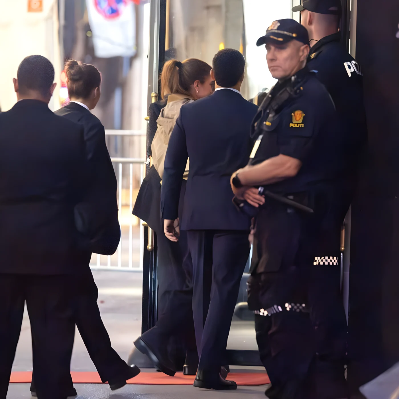 Königin Rania bei der Ankunft der Trauergäste am Grand Hotel am 8. September 2026 in Oslo.