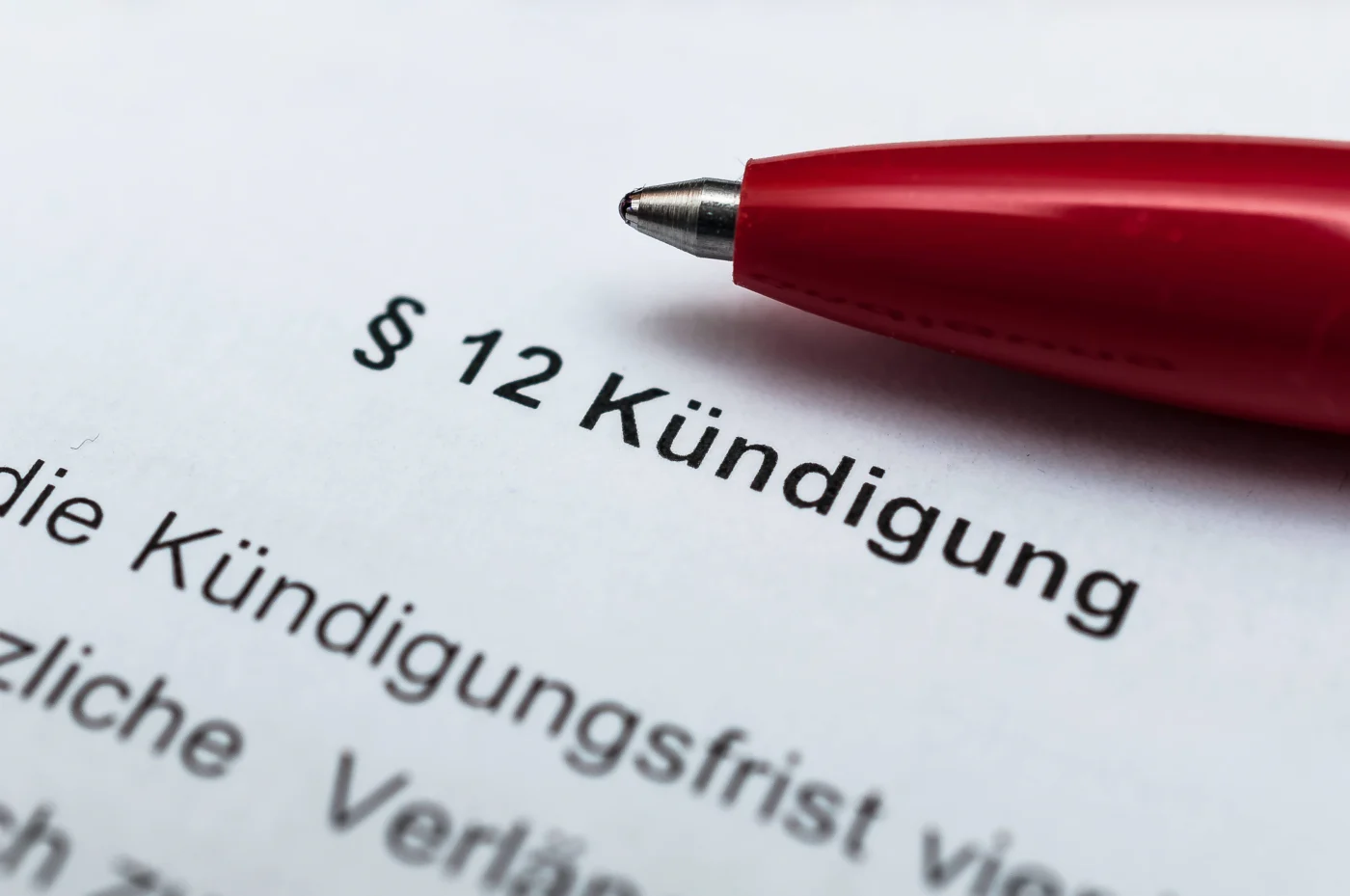 Kündigung