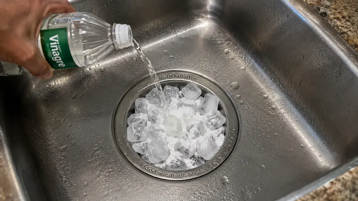 La combinación se usa para refrescar y mantener limpio el interior del triturador.