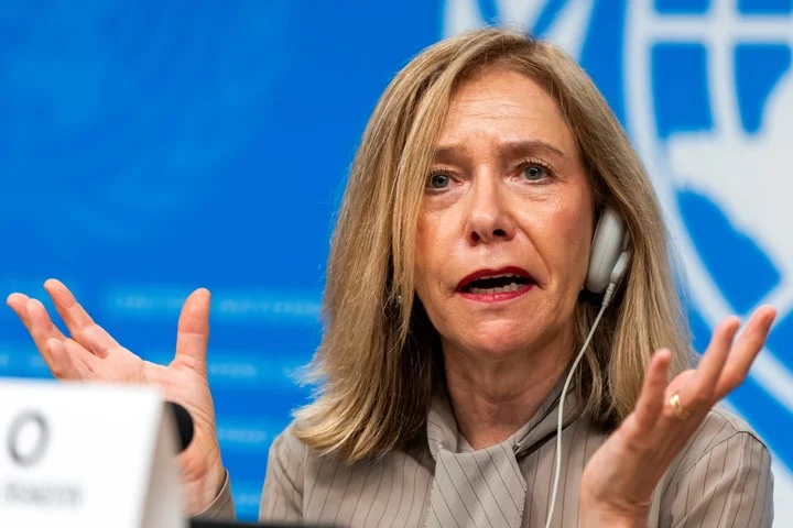 la secretaria general de la OMM, la argentina Celeste Saulo. Foto: EFE