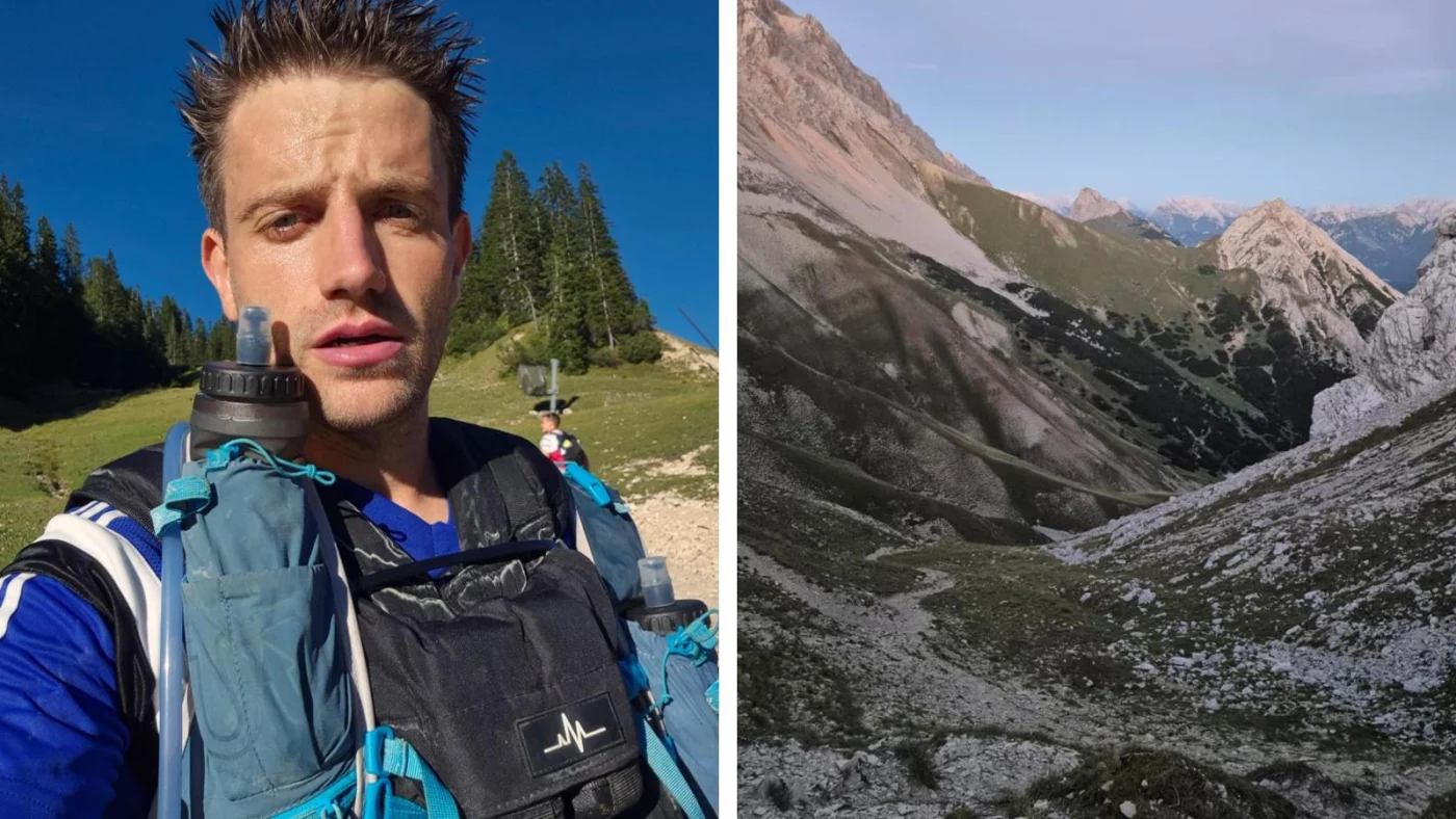 Manuel Stegmayr bezwang bei seinem Bergmarathon zweimal Pässe mit einer Seehöhe von über 2000 Metern.