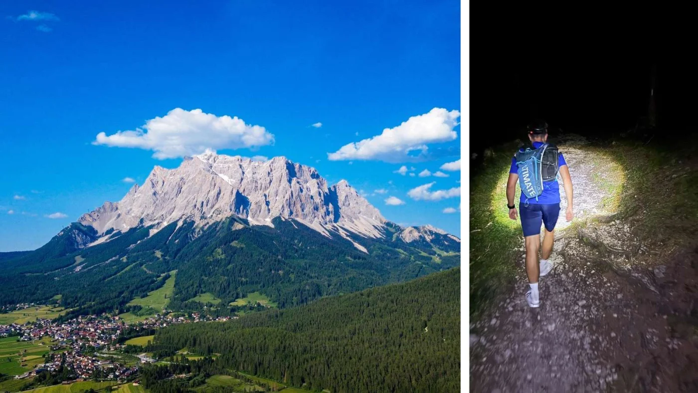 Manuel Stegmayr startete mit 15 Kilo Ballast und nichts zu essen den Bergmarathon um die Zugspitze.