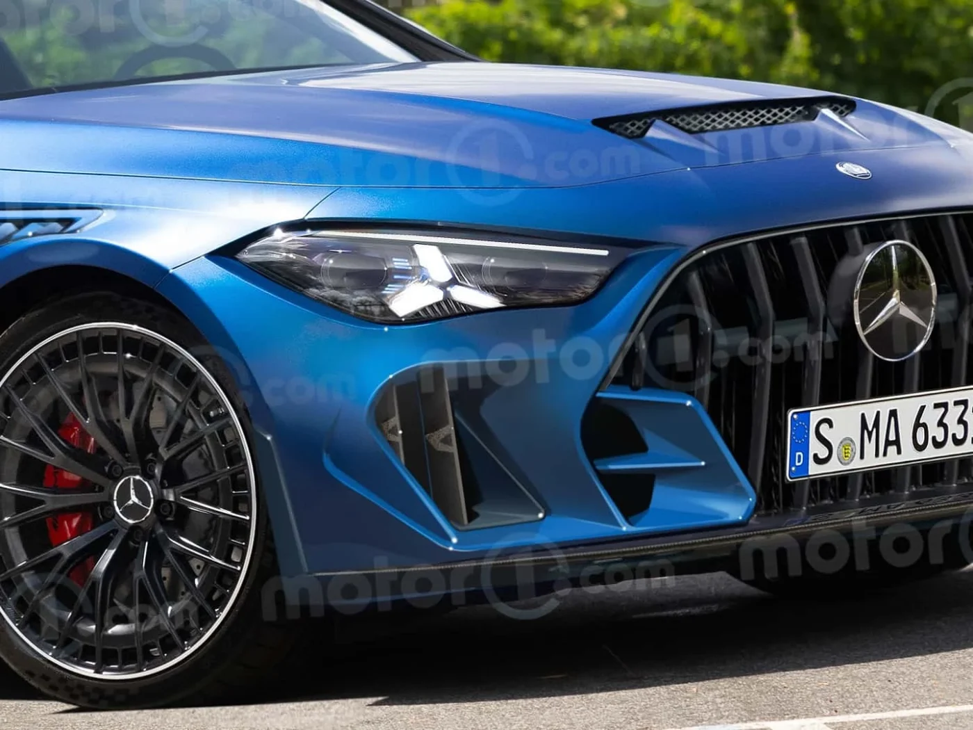 Mercedes-AMG CLE 63 Mythos Heckansicht Rendering