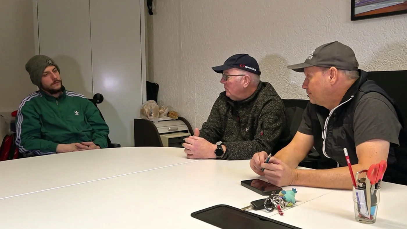 Pascal, Lothar und Michael bei