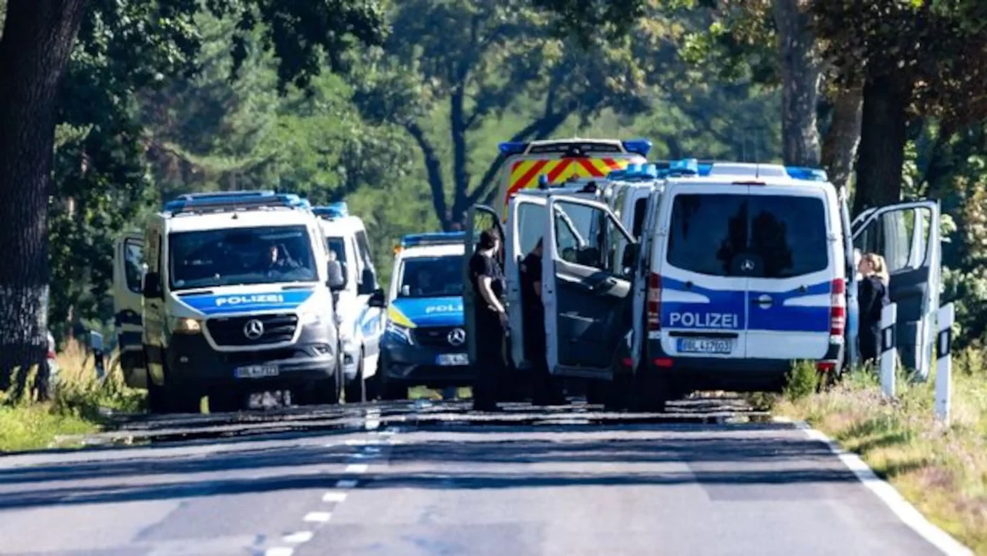 Polizei-Großeinsatz an Umspannwerk in Ganderkesee