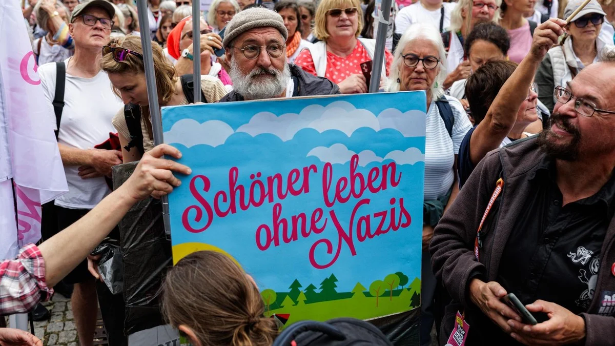 Pro-Democracy Fest In Magdeburg On Eve Of Saxony-Anhalt Elections
