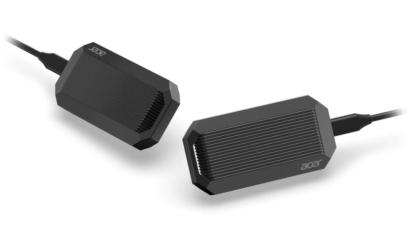 Produktfoto zeigt den 5G-Dongle Acer Connect D5P