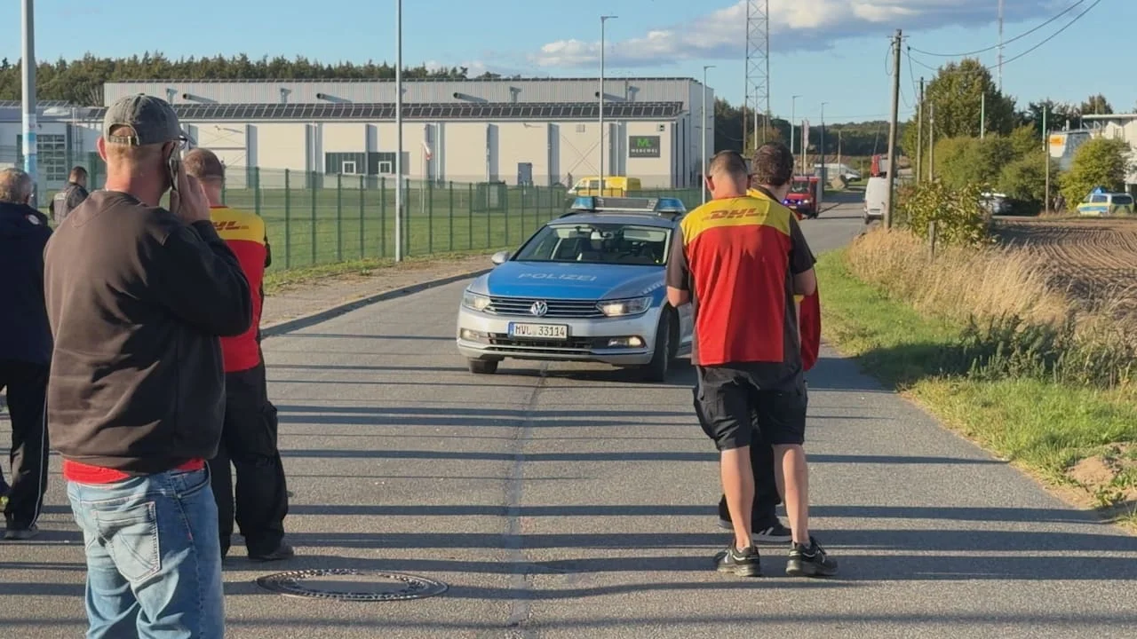 Quecksilber-Alarm bei DHL: Logistikzentrum in Leizen nach Gift-Fund evakuiert