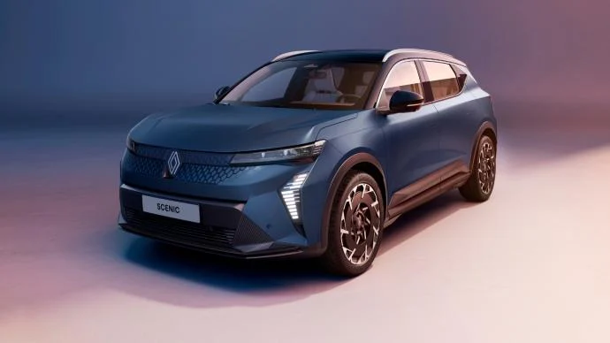 Renault Scénic maj 2026 bleu ardoise
