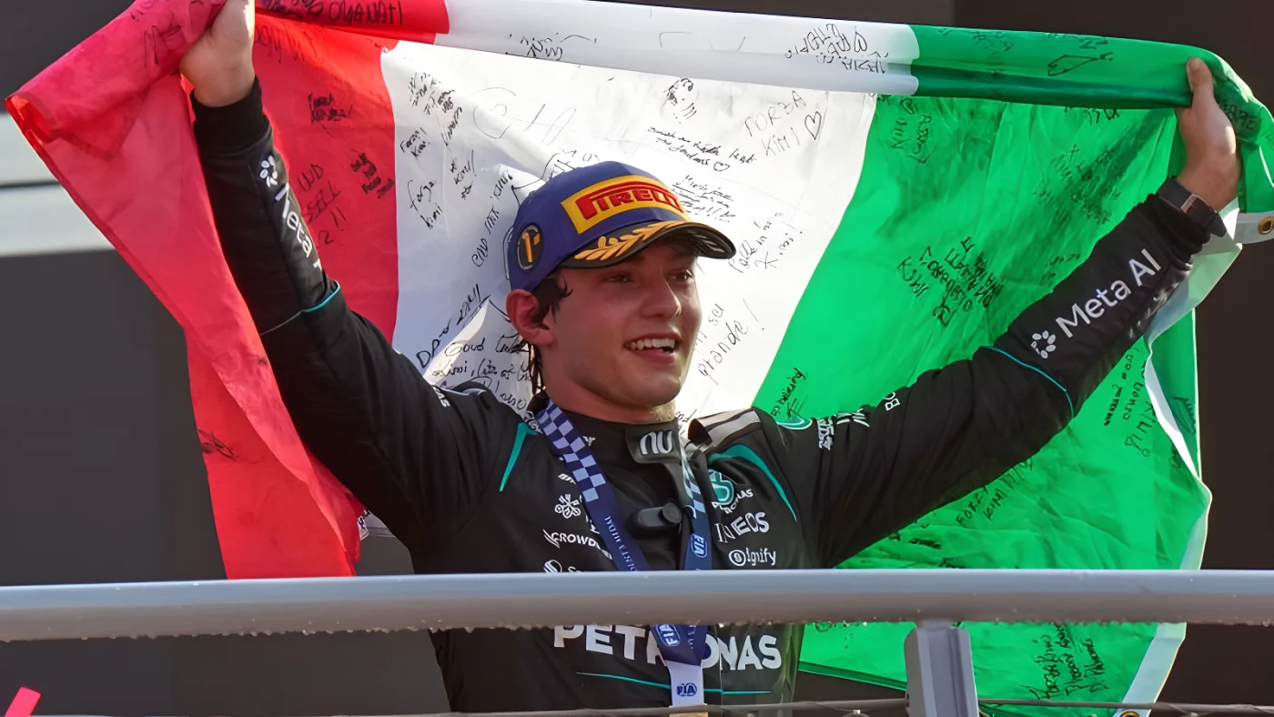 Rennszene im Motorsport