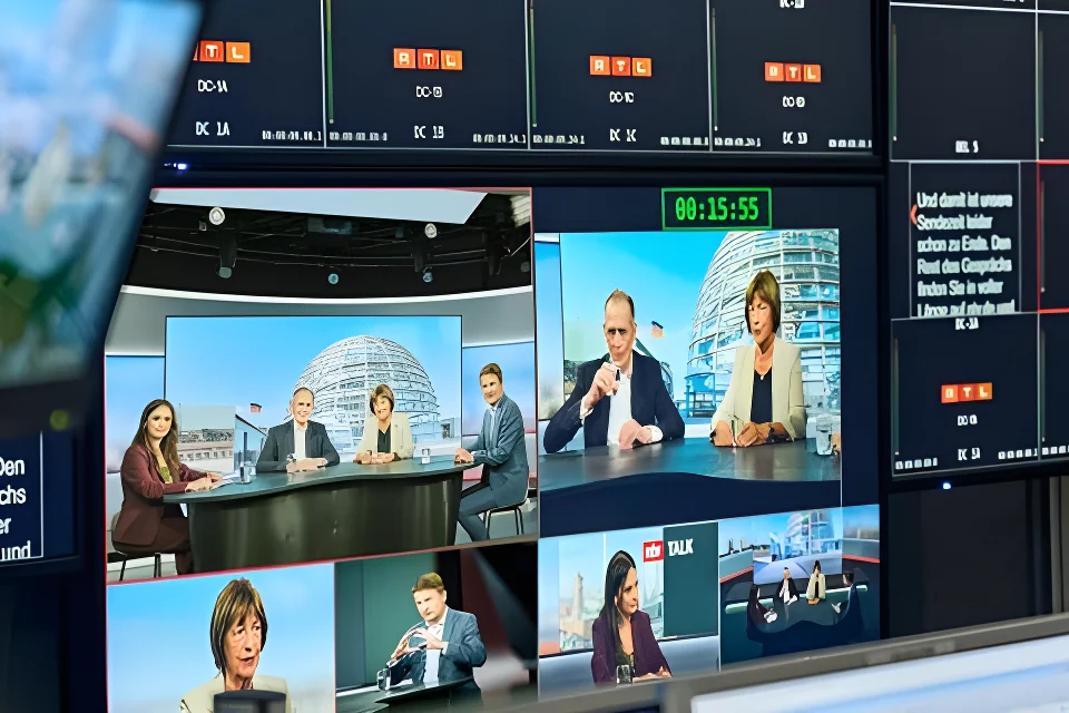 Rentenexperten und -expertinnen im Streitgespräch, Screenshot der Videoaufzeichnungen