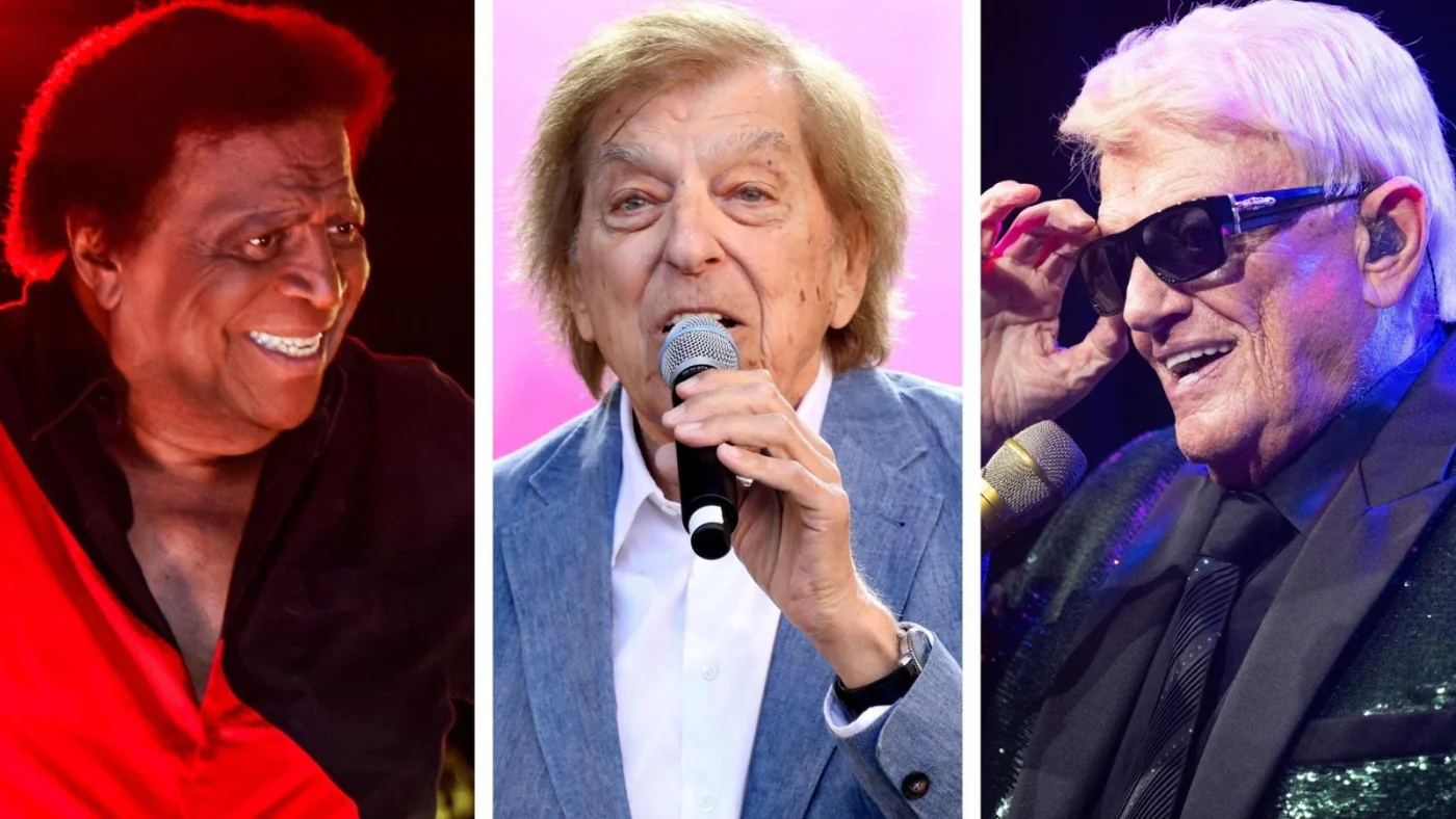 Von links: Roberto Blanco, Bata Illic und Heino