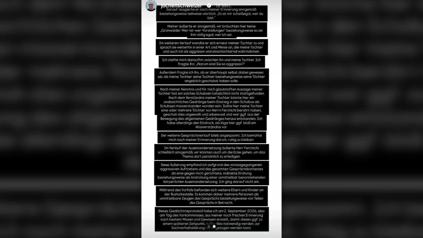 Zoff mit Bushido: Jochen Schweizer veröffentlicht brisantes Gedächtnisprotokoll
