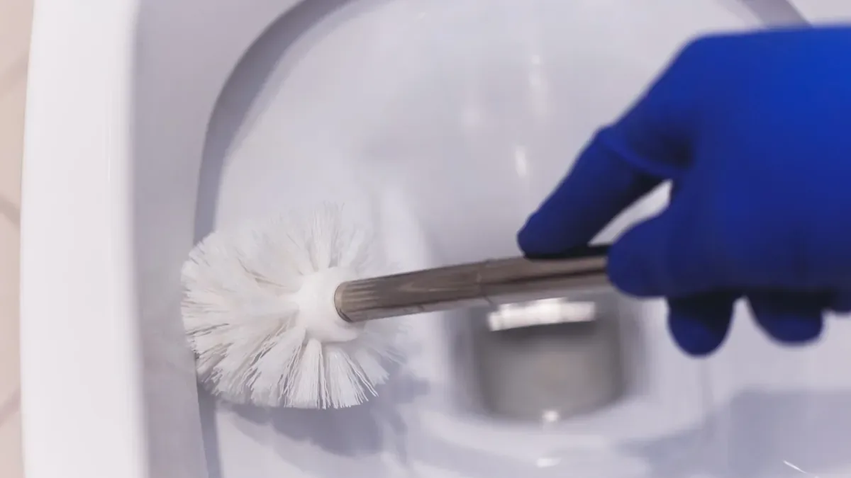 Ablagerungen unter dem Toilettenrand: Einfacher Trick löst Urinstein und Kalk