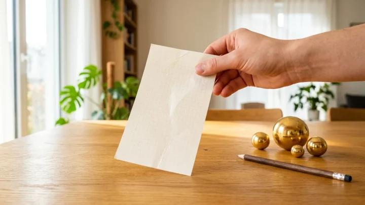 Eurojackpot Spielschein mit gezogenen Lottozahlen