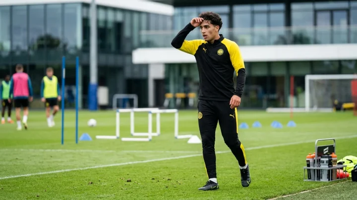 Konstantinos Karetsas im Trikot von Borussia Dortmund