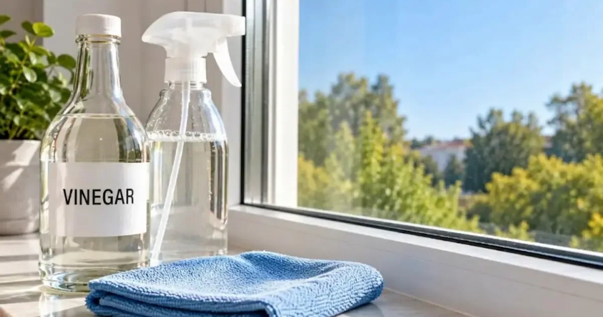 Fenster putzen mit Essig: Die einfache Mischung für streifenfreie Scheiben