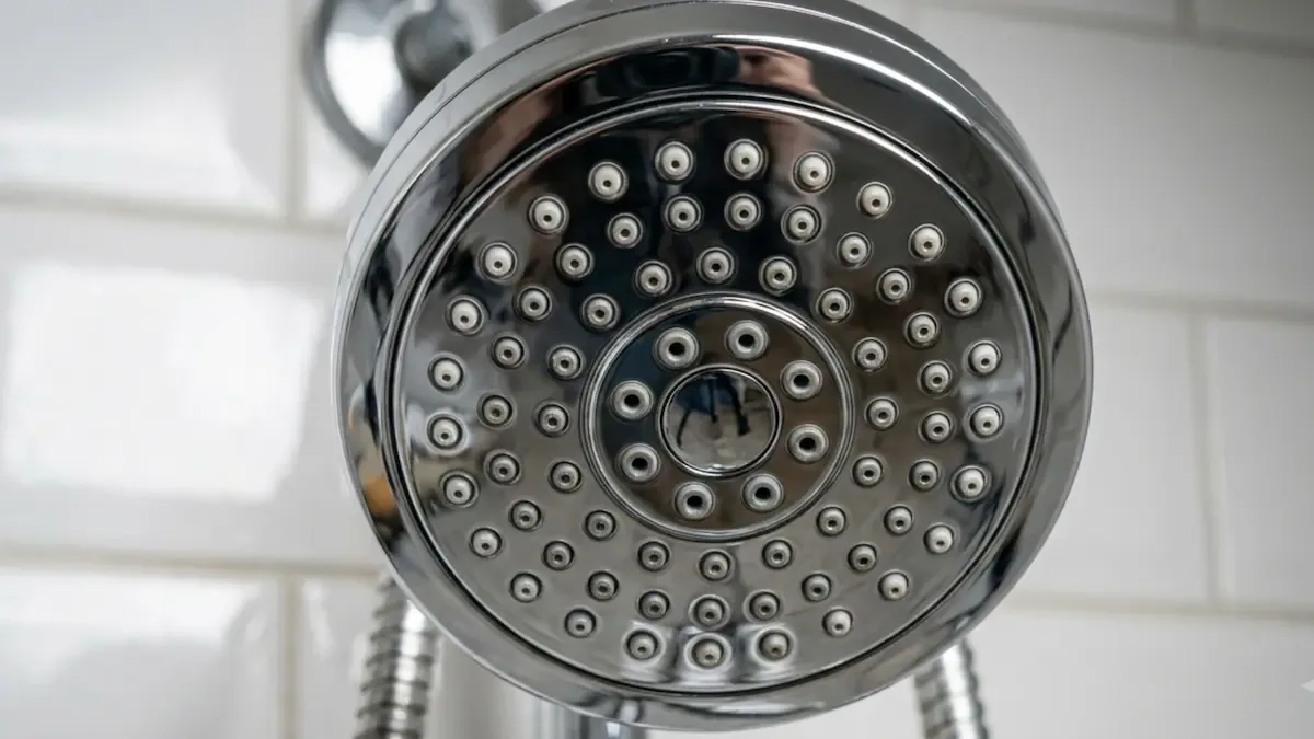 Soaking the showerhead in citric acid is one method that can help loosen stubborn limescale and make it easier to remove during cleaning.
